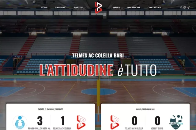 Nuovo sitoweb Pallavolo Bari
